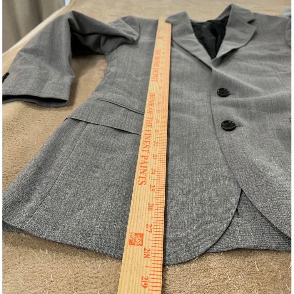 J Crew Ludlow Slim Traveler Tollegno 1900 Blazer Mens‎ 38S Gray Italy Voyager